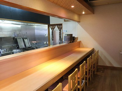 改装した店内