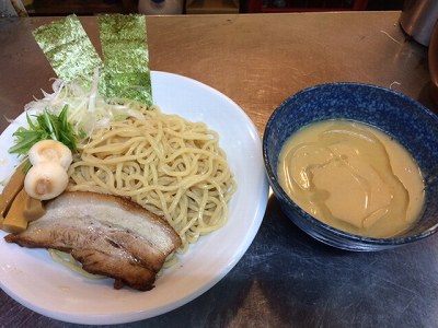 濃厚海老つけ麺メニュー