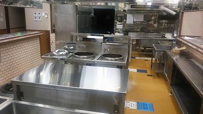 リニューアルした厨房