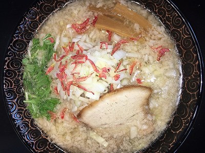 海老ダシ背脂塩らーめん