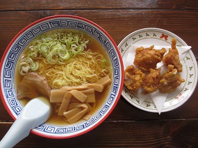 から揚げラーメン