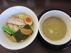 麺の風 祥気　濃厚鶏搾りつけそば