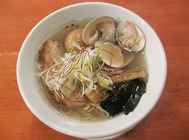 麺や来味　はまぐり塩らぁ麺