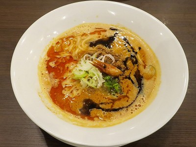 麺屋 Aishin 河渡本店　海老寿久担々麺