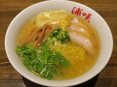 ラーメン 古町 浦咲　焼あご塩ラーメン