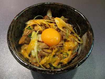 ネギ玉チャーシュー丼