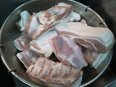 チャーシュー用のバラ肉