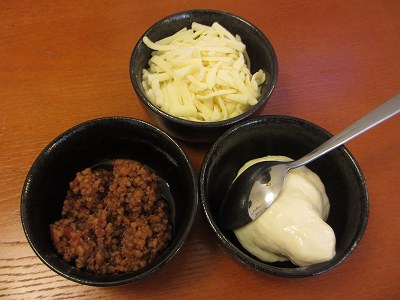 各種トッピング