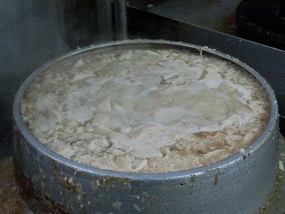 背脂入りのスープ