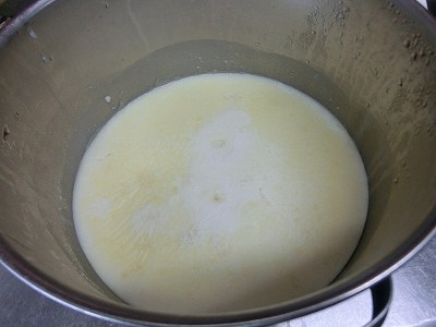 冷却したスープ