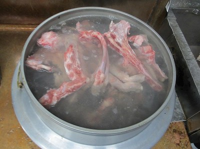 下茹で