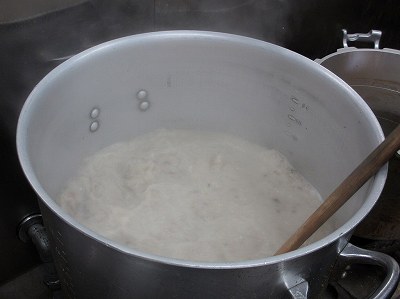 強火で炊くスープ