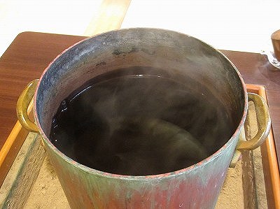 源泉を用いたほうじ茶