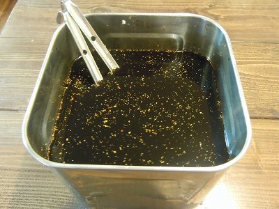 生姜を使った自家製ダレ