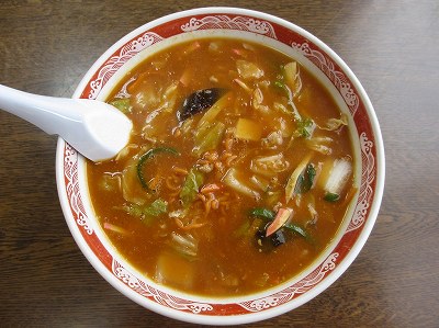 辛いラーメン