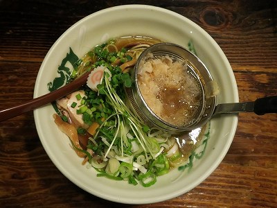 追い鶏節らーめん正油