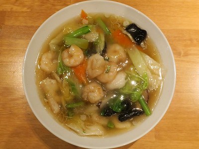 海鮮エビそば（期間限定）