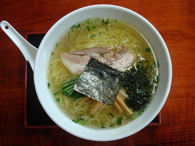 笹川流れの塩ラーメン