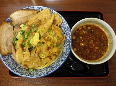 豚バラ 豚モツ辛つけ麺（限定）