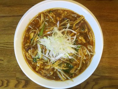 黒酢の酸辣湯麺