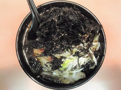 かすラーメン（醤油）
