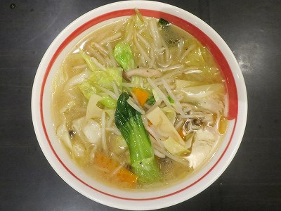 ８種野菜のタンメン