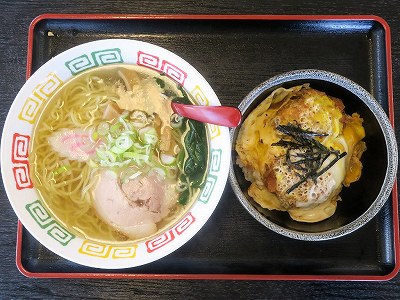 カツ丼セット（塩ラーメン）