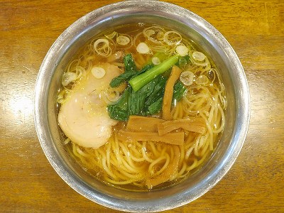 ハーフ新潟あっさり系ラーメン