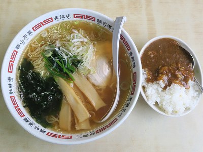 ラーメンカレーセット