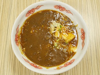 カレー麻婆めん