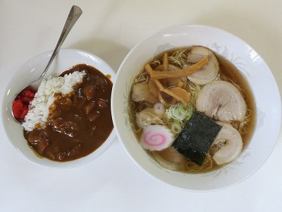 チャーシューメン＋小カレー