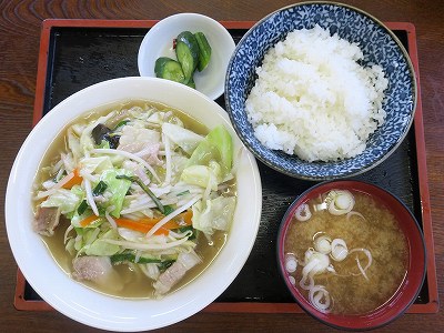 野菜いため定食