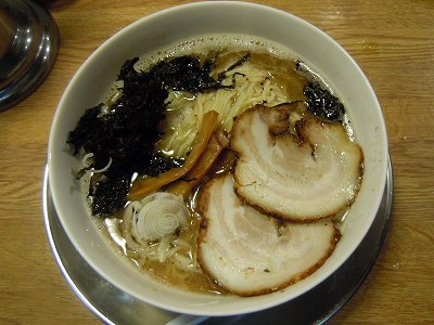 煮干そば（盛付後）