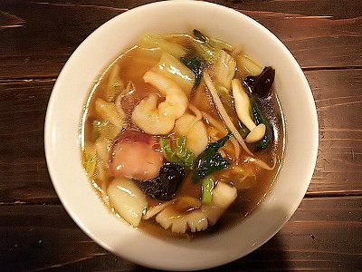 海鮮入り五目あんかけ汁そば