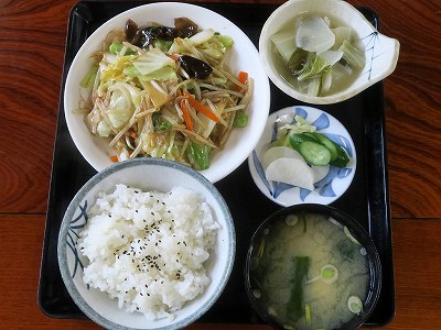 野菜炒め定食