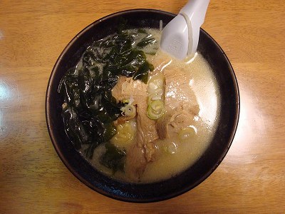 チャーシュー、わかめ入り