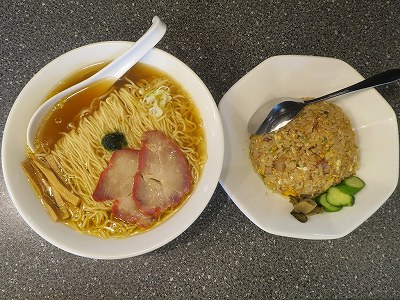 支那そば＋半チャーハン