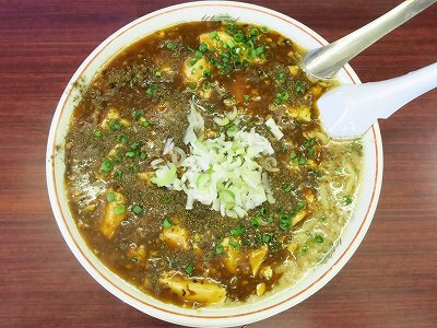 四川風麻婆麺（醤油）