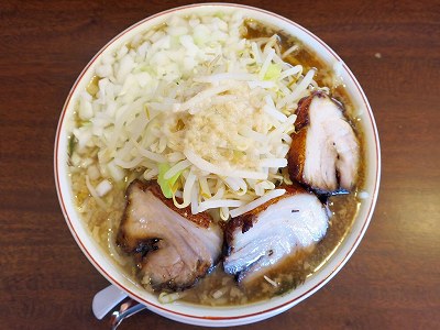 ラーメン（肉３枚）野菜、玉ねぎ