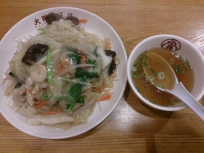 海鮮皿うどん