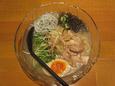 鯵ダシのじんわりきいた冷やししらすらぁめん