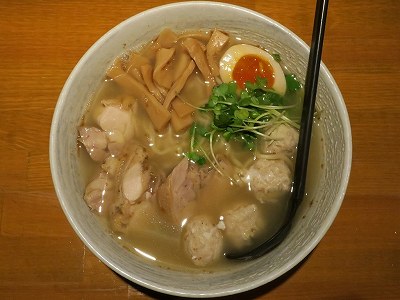 鶏尽くしらあめん（鯖）