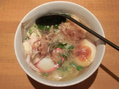 あっさり鶏ガラ煮干しうどん