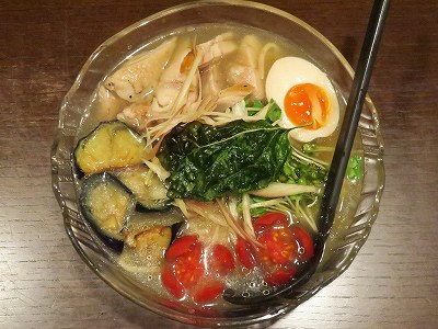 バジル香る冷やしらぁめん