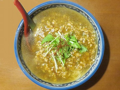 挽肉辛子ラーメン