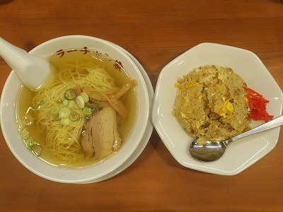 煮干し中華そばラーチャンセット
