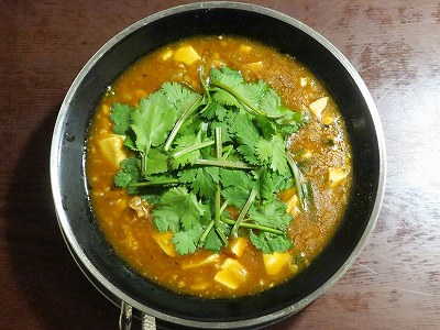全とろ麻婆麺（パクチー増し）