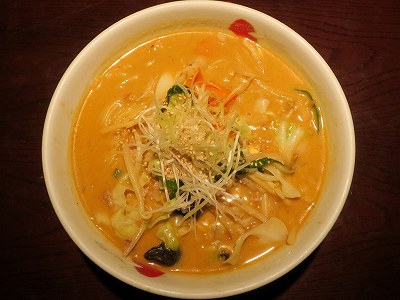 野菜ゴマ味噌らーめん