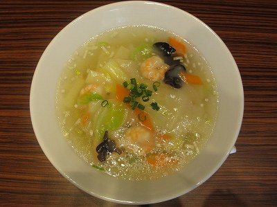 えび入りあんかけスープそば