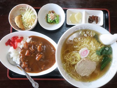 カレーライス＋ラーメンセット